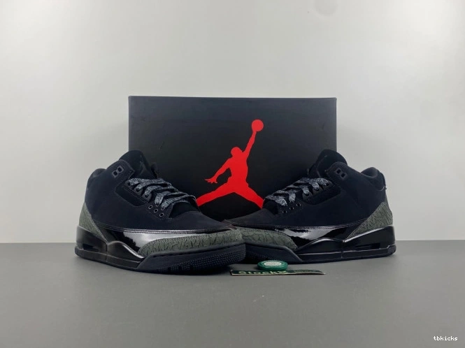 Cheap TB Cat Jordan Air 3 Retro CK9246-168 Black 0728
